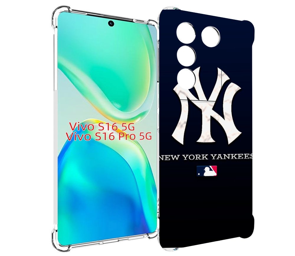 

Чехол MyPads нью ойрк янкис бейсбол для Vivo S16 5G/S16 Pro 5G/V27/V27 Pro, Tocco
