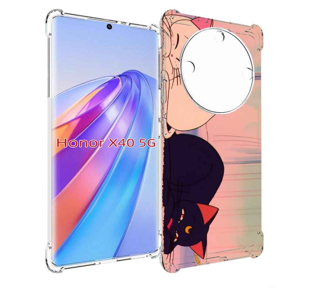 

Чехол MyPads спящие коты для Honor X40, Прозрачный, Tocco