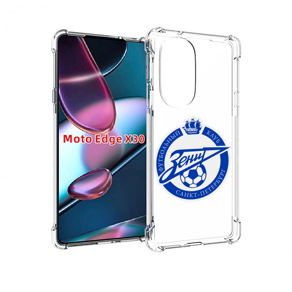 

Чехол MyPads Зенит-фк для Motorola Moto Edge X30, Прозрачный, Tocco