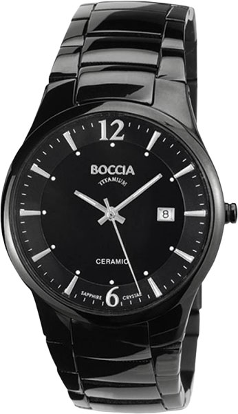 фото Наручные часы мужские boccia titanium 3572-02 керамические