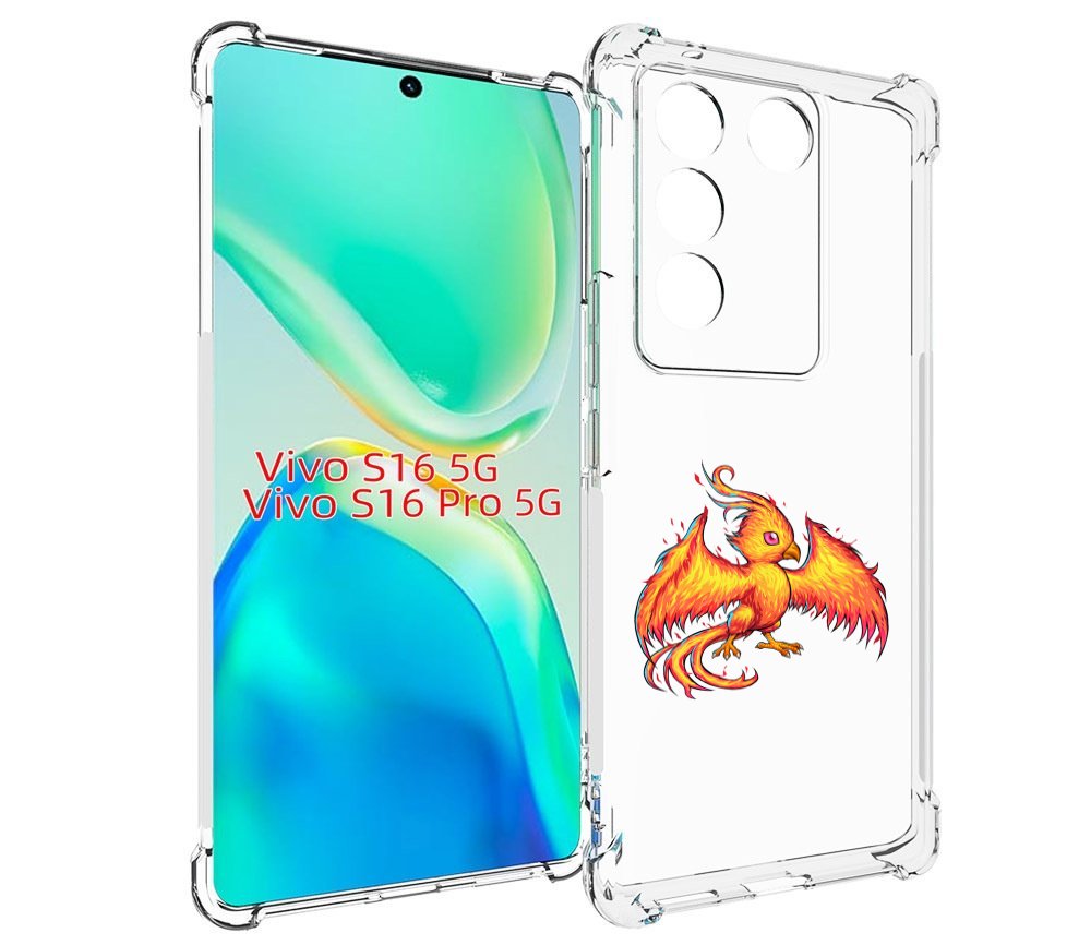 

Чехол MyPads огненная-птичка для Vivo S16 5G/S16 Pro 5G/V27/V27 Pro, Tocco
