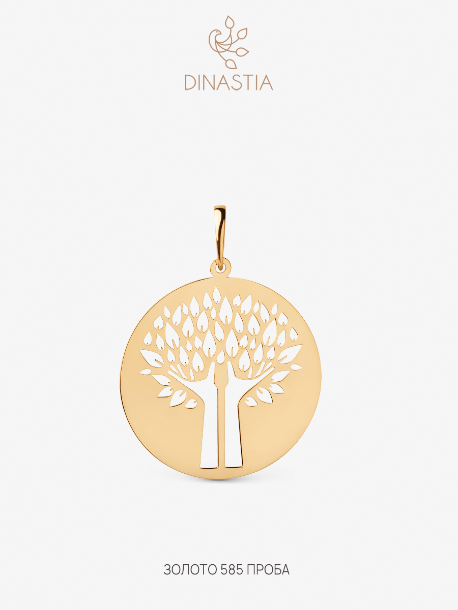 

Кулон из золота DINASTIA GOLD 501158, 501158