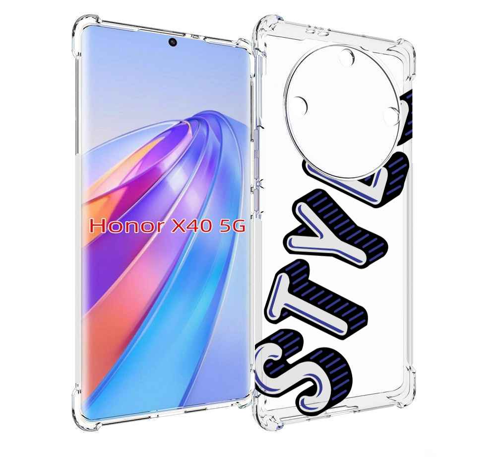 

Чехол MyPads стиль для Honor X40, Прозрачный, Tocco