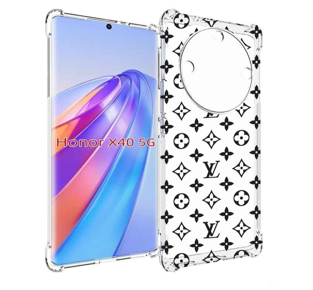 

Чехол MyPads стильный-принт-на для Honor X40, Прозрачный, Tocco