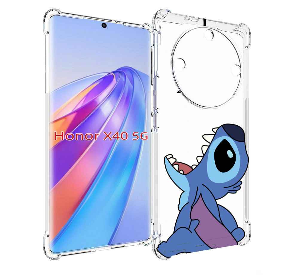 

Чехол MyPads стич-с-ножницами для Honor X40, Прозрачный, Tocco