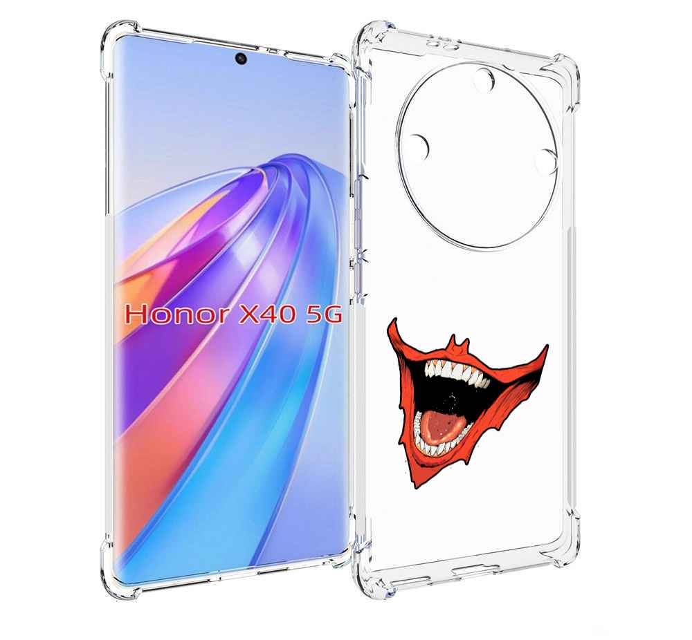 

Чехол MyPads страшная-улыбка для Honor X40, Прозрачный, Tocco