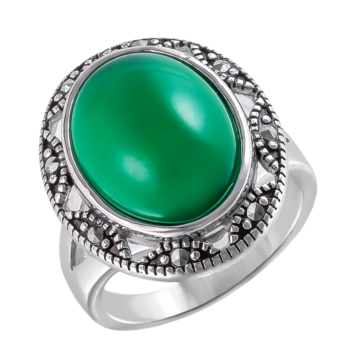 

Кольцо из серебра с марказитом р. 19 Balex Jewellery 1405937828, 1405937828