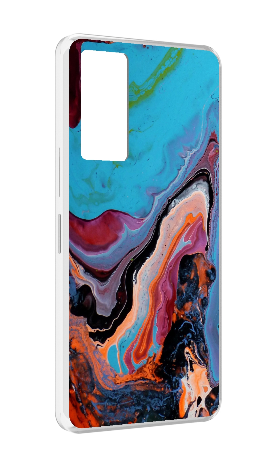 

Чехол MyPads смешанные краски для Infinix Note 11, Прозрачный, Tocco