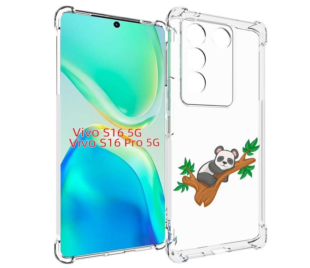 

Чехол MyPads панда-на-деревце для Vivo S16 5G/S16 Pro 5G/V27/V27 Pro, Tocco
