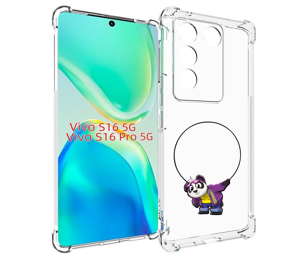 

Чехол MyPads панда-с-обручем для Vivo S16 5G/S16 Pro 5G/V27/V27 Pro, Tocco