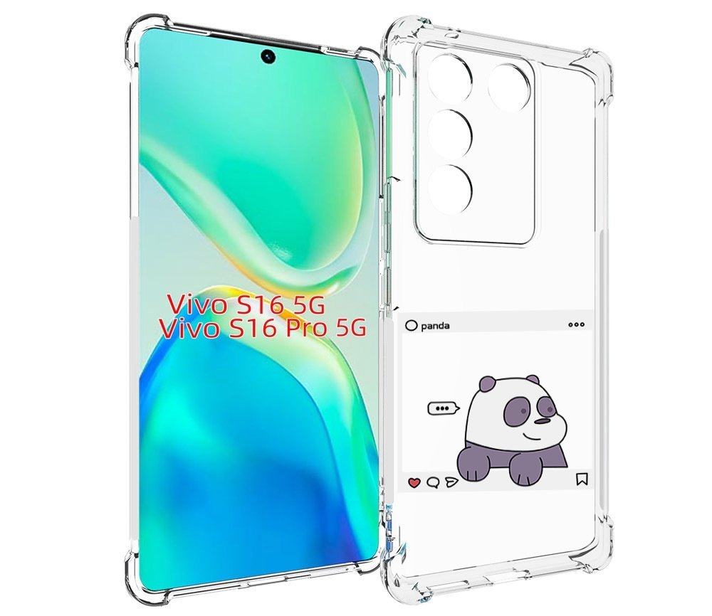 

Чехол MyPads пандочка-фотка для Vivo S16 5G/S16 Pro 5G/V27/V27 Pro, Tocco
