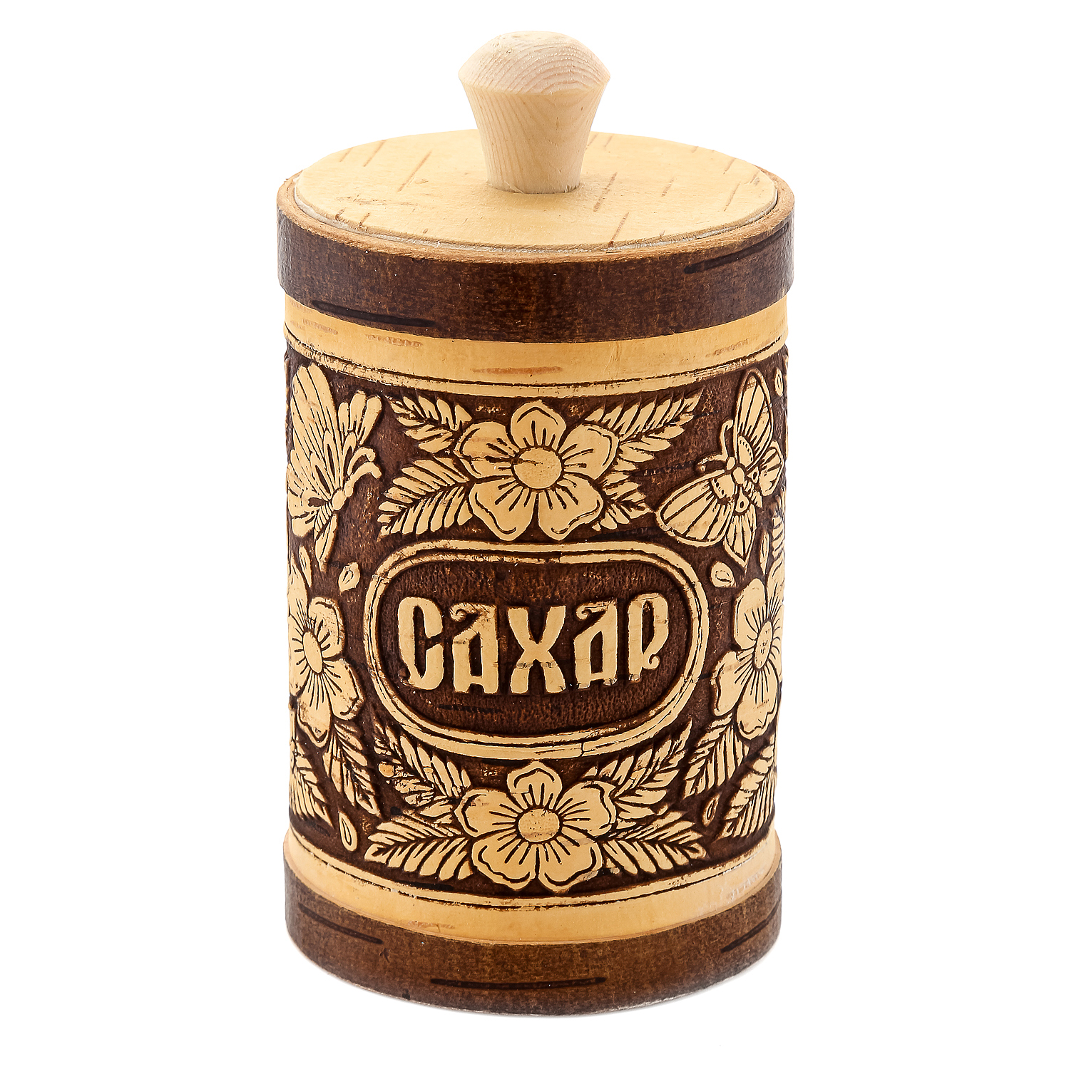 

Туес для сахара из бересты