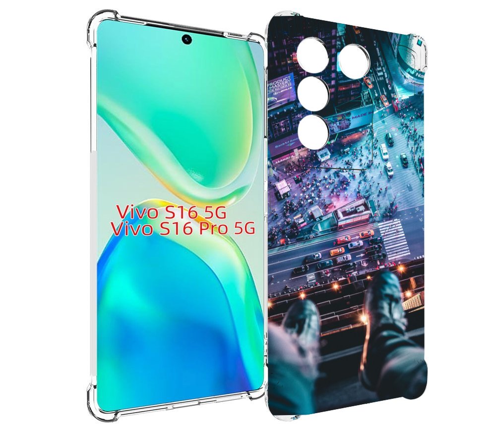 фото Чехол mypads парень на крыше для vivo s16 5g/s16 pro 5g/v27/v27 pro