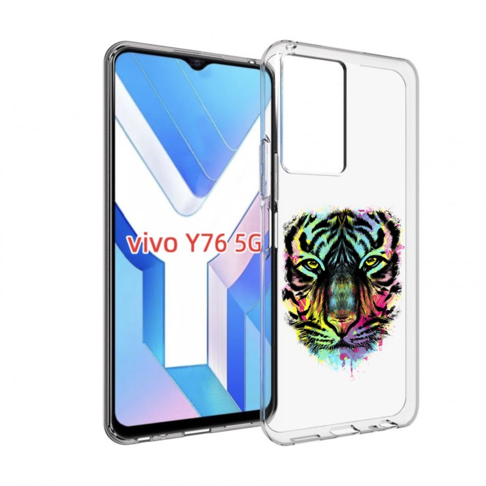 

Чехол MyPads Тигр 1 для Vivo Y76 5G, Прозрачный, Tocco