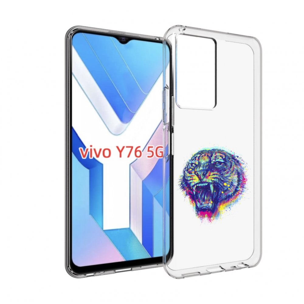 

Чехол MyPads Тигр 2 для Vivo Y76 5G, Прозрачный, Tocco