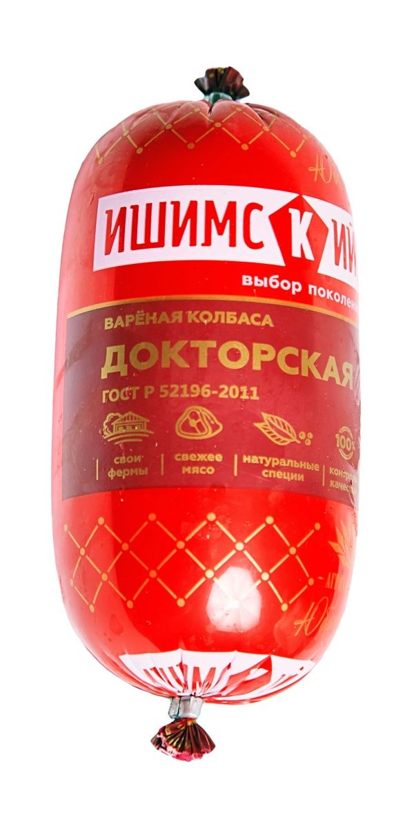 

Колбаса вареная МК Ишимский Докторская 400 г