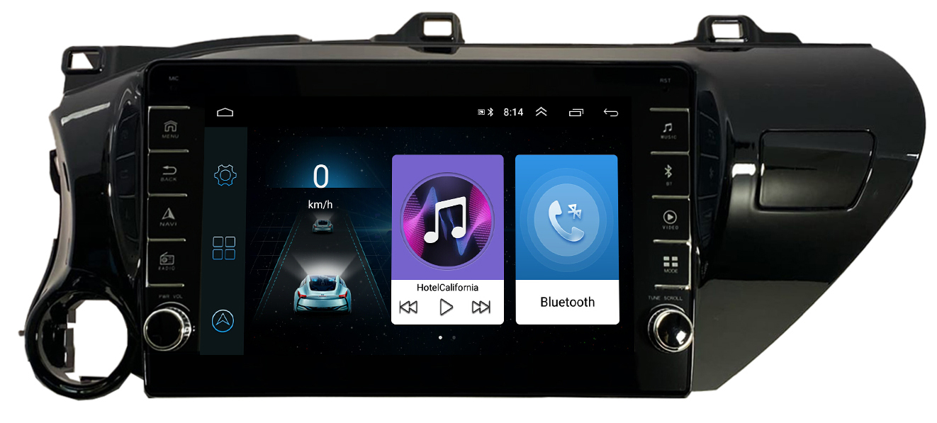 Штатная автомагнитола Zenith Toyota Hilux 2015-2020 Android 12 232GB с крутилками 2063900₽