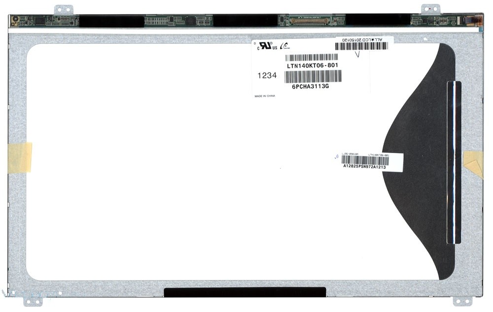 

Матрица OEM для ноутбука LTN140KT06 (100111327V), совместимая с p/n: LTN140KT06