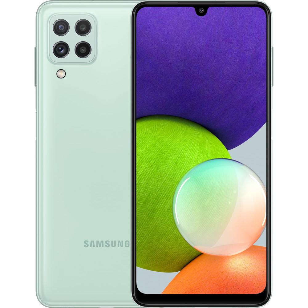 фото Смартфон samsung galaxy a22 64gb light green (sm-a225flgdser)