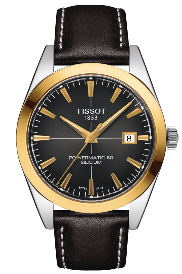 

Часы Tissot Gentleman Powermatic 80 Silicium Solid 18K Gold Bezel T927.407.46.061.01