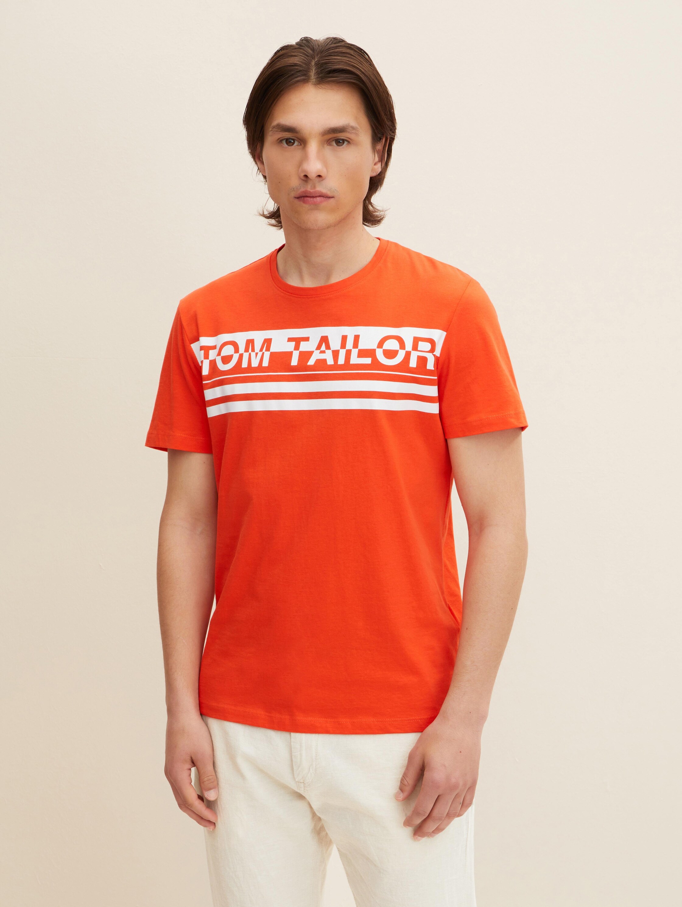 

Футболка мужская TOM TAILOR 1032408 красная 2XL, 1032408