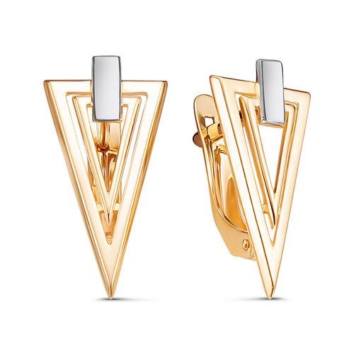 

Серьги из комбинированного золота Yahont 237968, 237968
