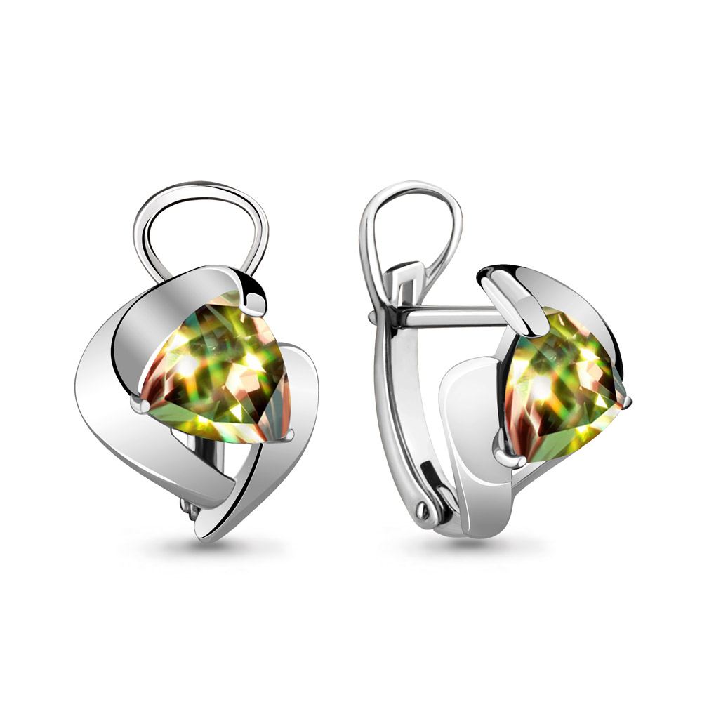

Серьги из серебра с султанитом Aquamarine 4490319_925_р, 4490319_925_р