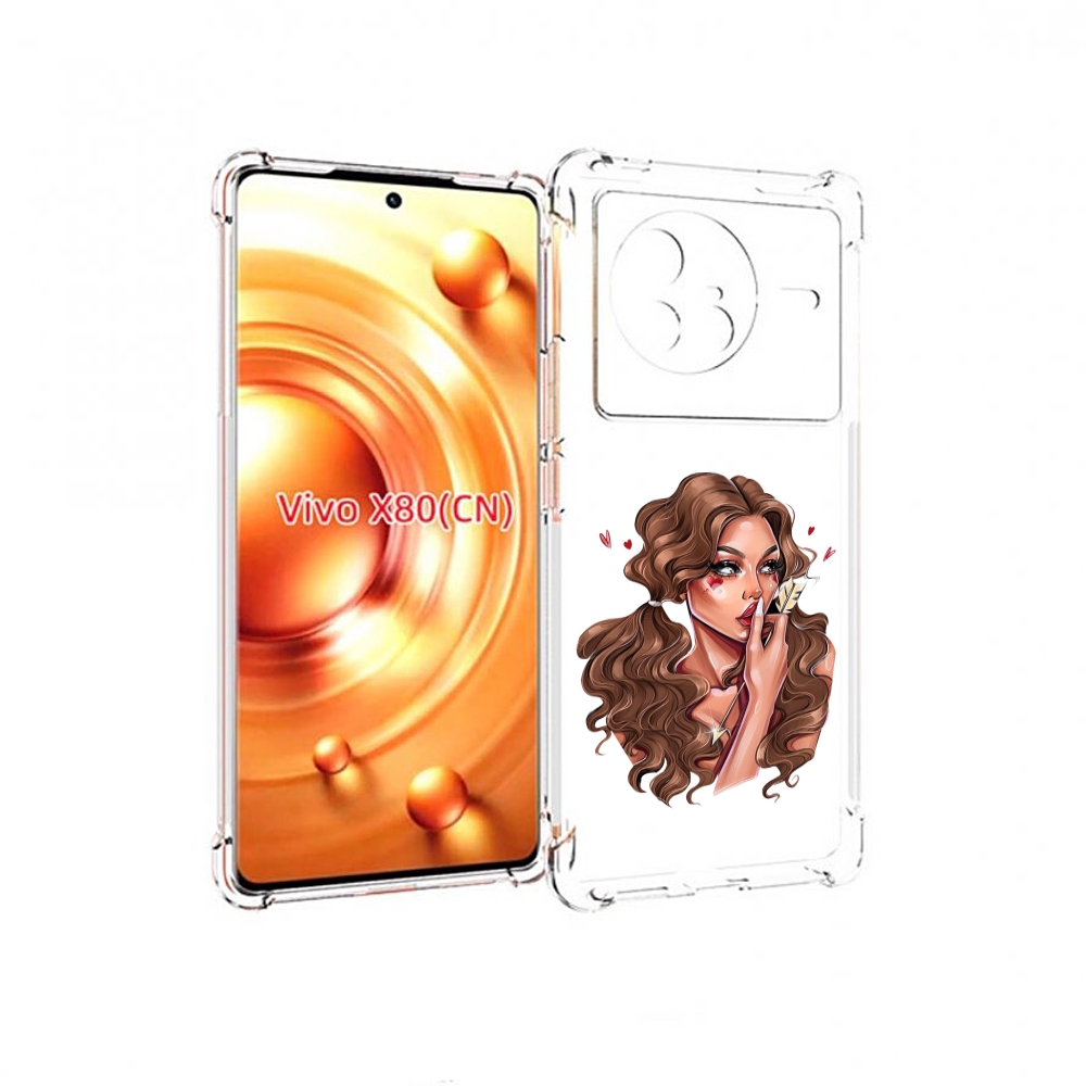 

Чехол Mypads Девушка-Со-Стрелой Женский Для Vivo X80, Прозрачный, Tocco