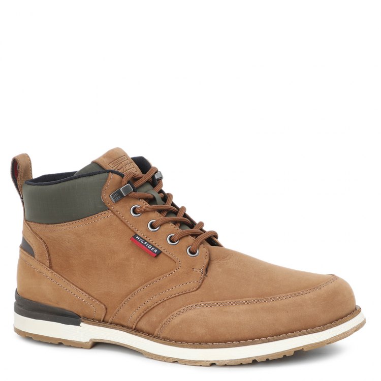 фото Мужские ботинки tommy hilfiger outdoor corporate mix boot цв. светло-коричневый 40 eu