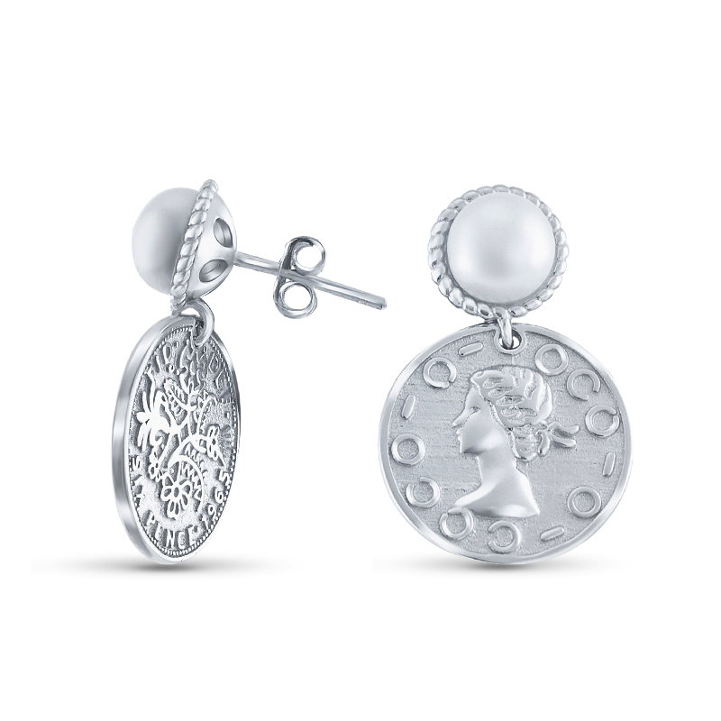 

Серьги из серебра с жемчугом Yahont 238504, 238504
