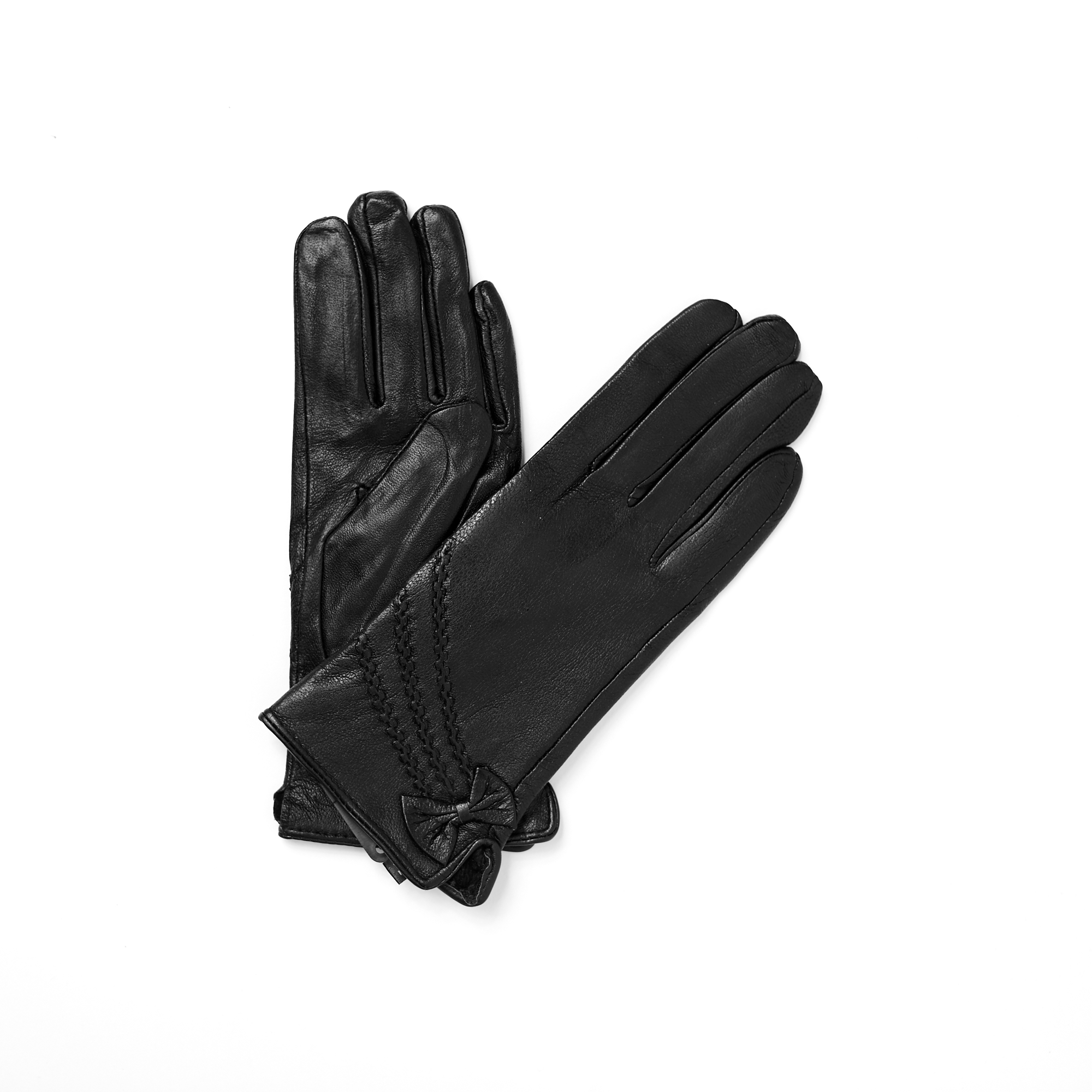 

Перчатки женские Albertini 010KL-23 черные р.8, 010KL-23