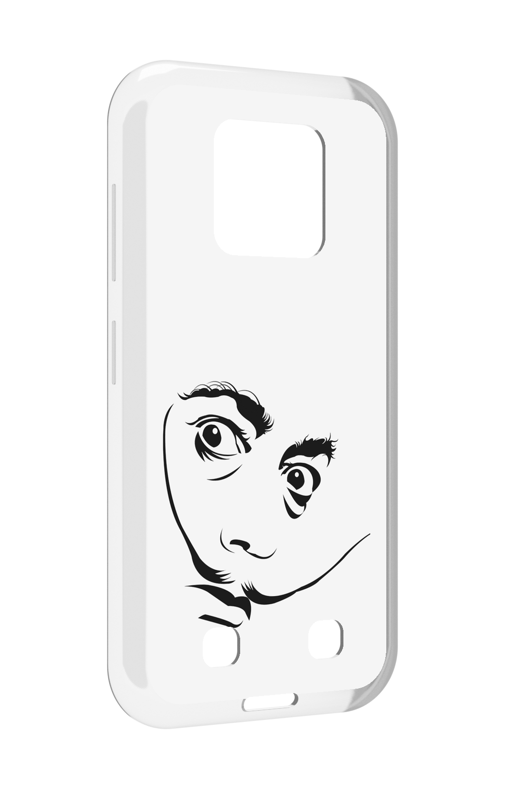 

Чехол MyPads мужчина с длинными усами для Oukitel WP18, Прозрачный, Tocco