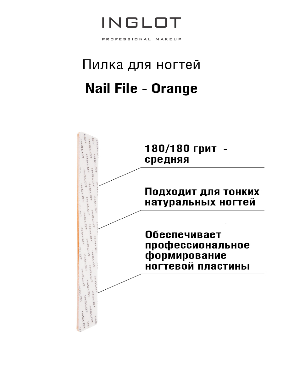 Пилка для ногтей INGLOT блок 640₽