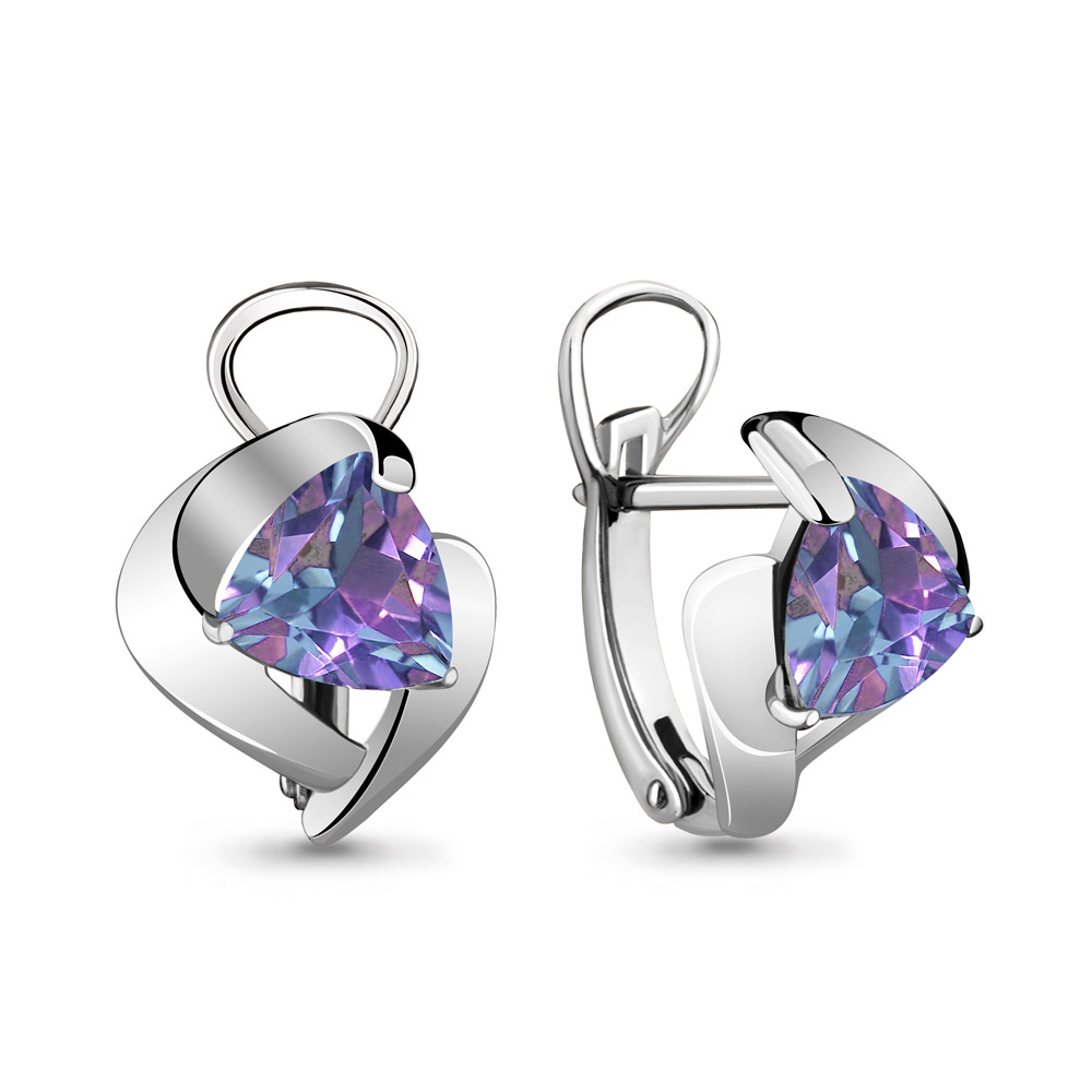 

Серьги из серебра с алекситом Aquamarine 4490325_925_р, 4490325_925_р