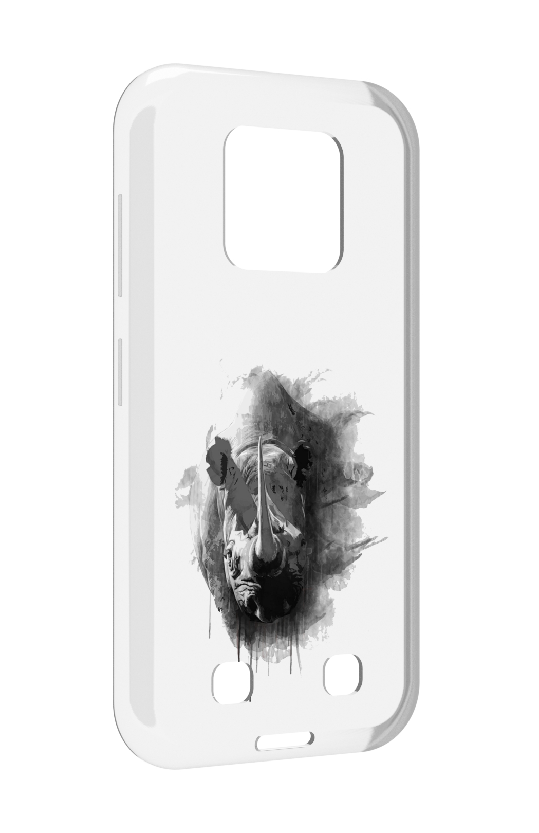 

Чехол MyPads носорог для Oukitel WP18, Прозрачный, Tocco