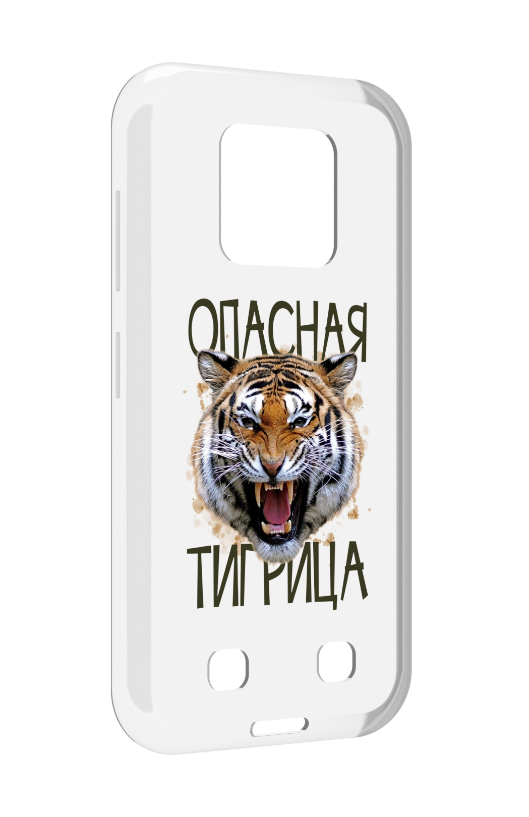 

Чехол MyPads опасная тигрица для Oukitel WP18, Прозрачный, Tocco