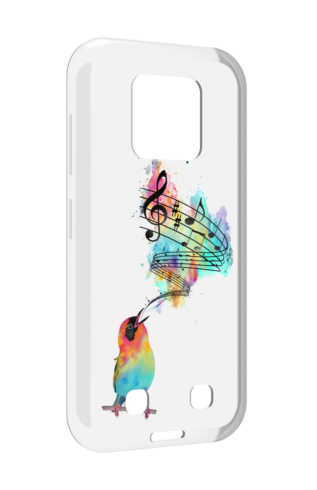 

Чехол MyPads певчая птичка для Oukitel WP18, Прозрачный, Tocco