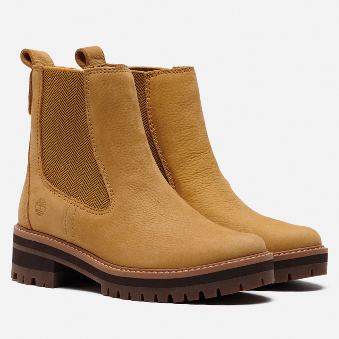 фото Ботинки женские timberland courmayeur valley chelsea коричневые 39 eu