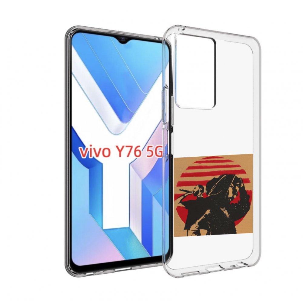 

Чехол MyPads Утопия Мияги и Энди панда для Vivo Y76 5G, Прозрачный, Tocco