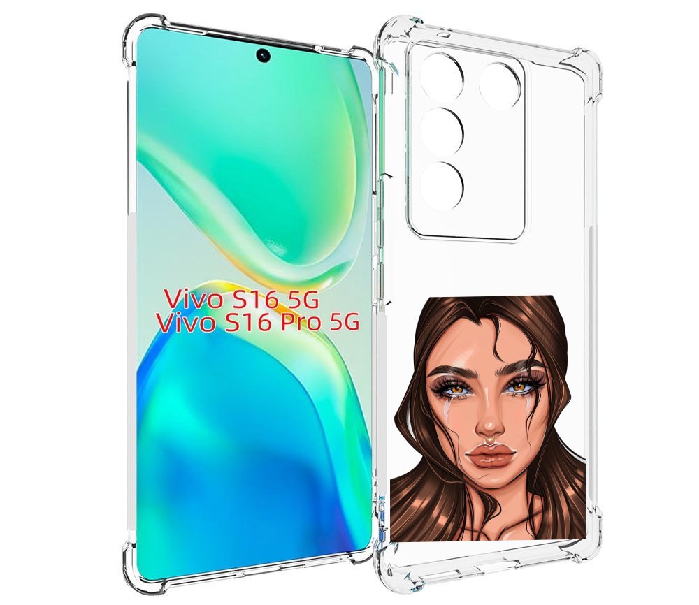 

Чехол MyPads плачущая-девушка женский для Vivo S16 5G/S16 Pro 5G/V27/V27 Pro, Tocco