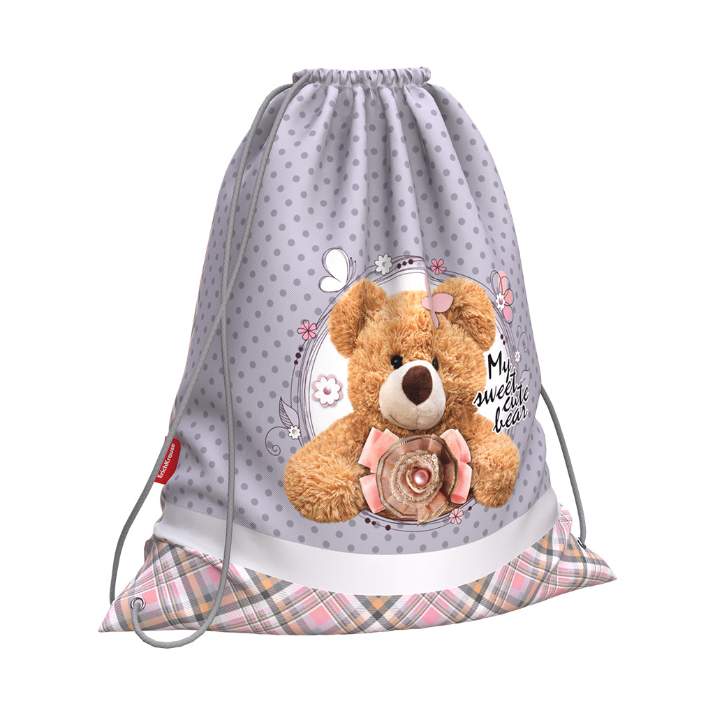 

Мешок для обуви ErichKrause® 365x440мм Teddy Bear, Разноцветный