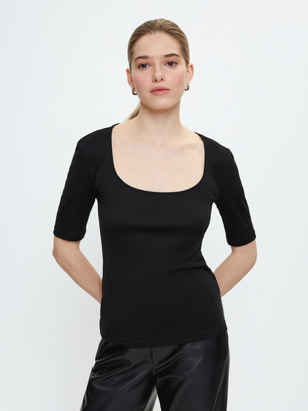 

Блуза женская ZARINA 3224555490 черная L, Черный, 3224555490