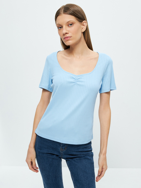 

Блуза женская ZARINA 3224580380 голубая S, Голубой, 3224580380