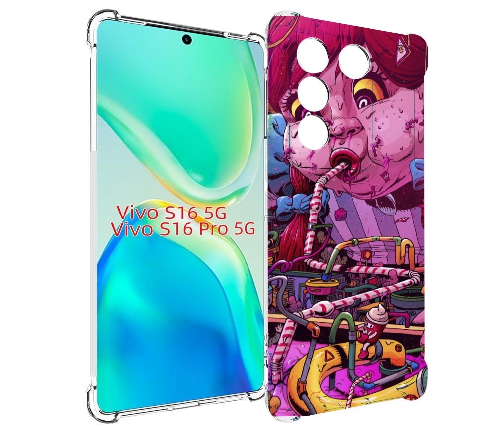 

Чехол MyPads прикольная сладкая картинка для Vivo S16 5G/S16 Pro 5G/V27/V27 Pro, Tocco
