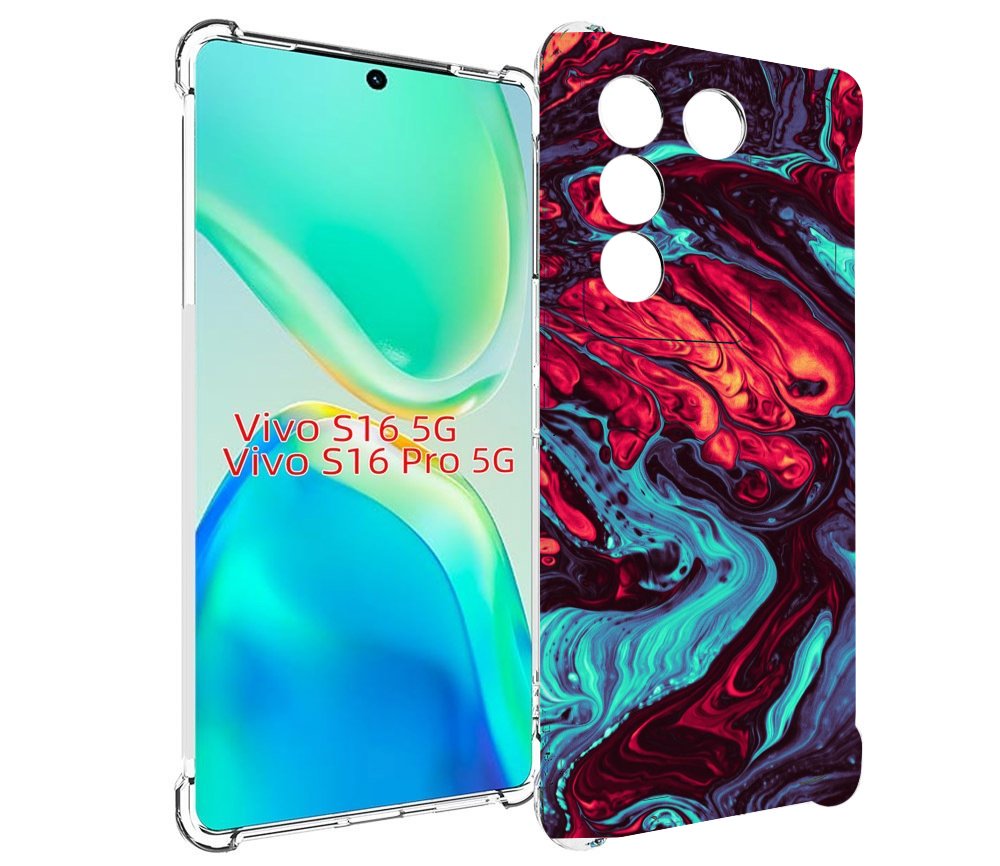 

Чехол MyPads разбавленная краска для Vivo S16 5G/S16 Pro 5G/V27/V27 Pro, Tocco