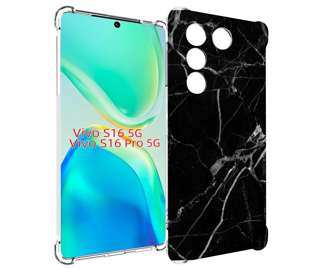 

Чехол MyPads разбитое стекло для Vivo S16 5G/S16 Pro 5G/V27/V27 Pro, Tocco