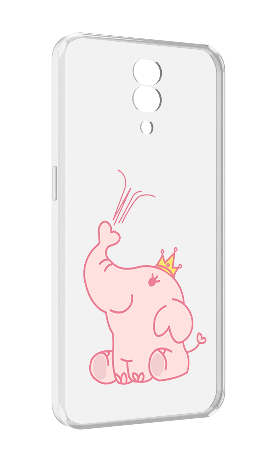 

Чехол MyPads слоник-принц детский для Blackview BV7200, Прозрачный, Tocco