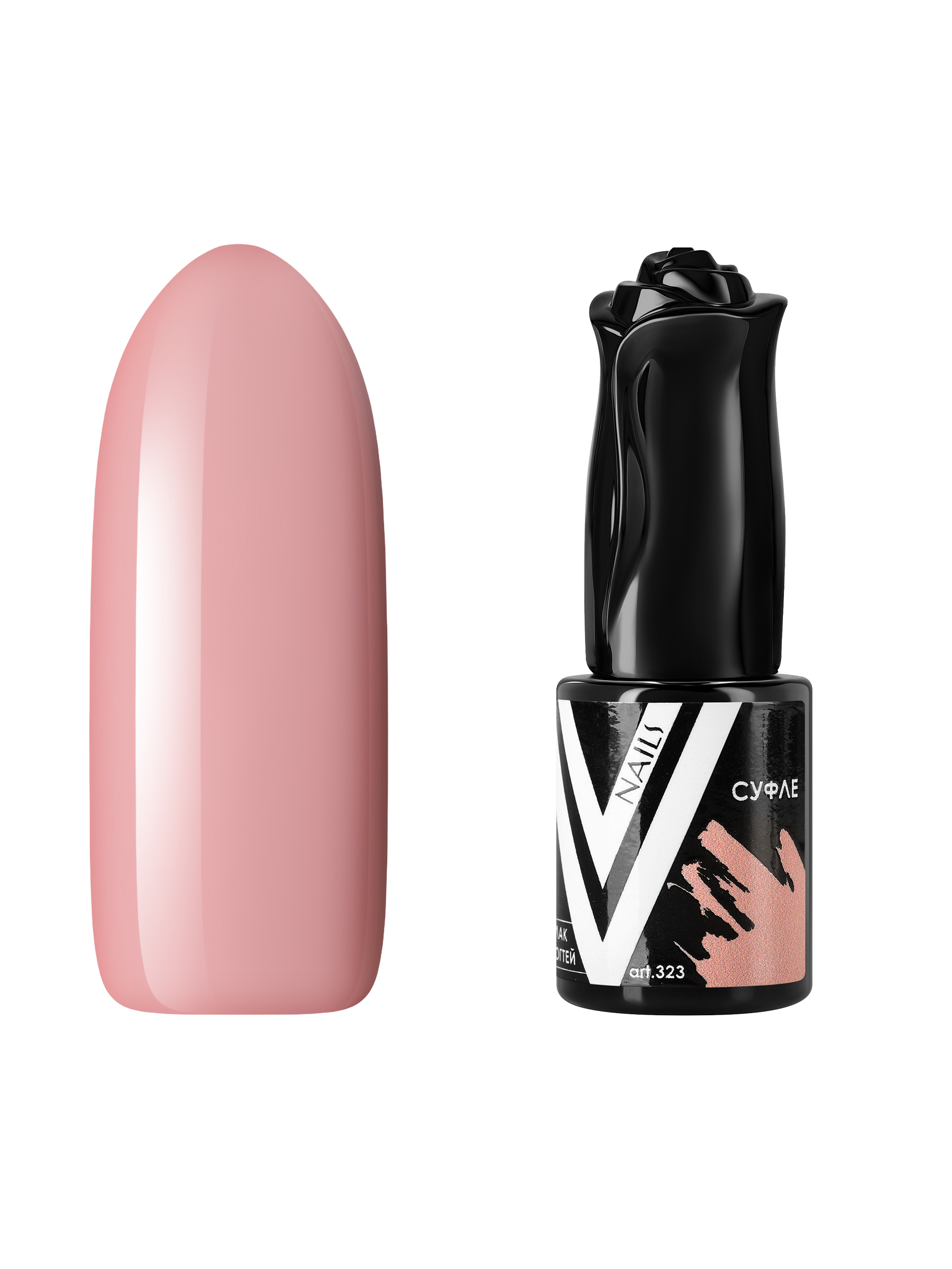 Гель-лак для ногтей Vogue Nails плотный, самовыравнивающийся, светлый, бежевый, 10 мл
