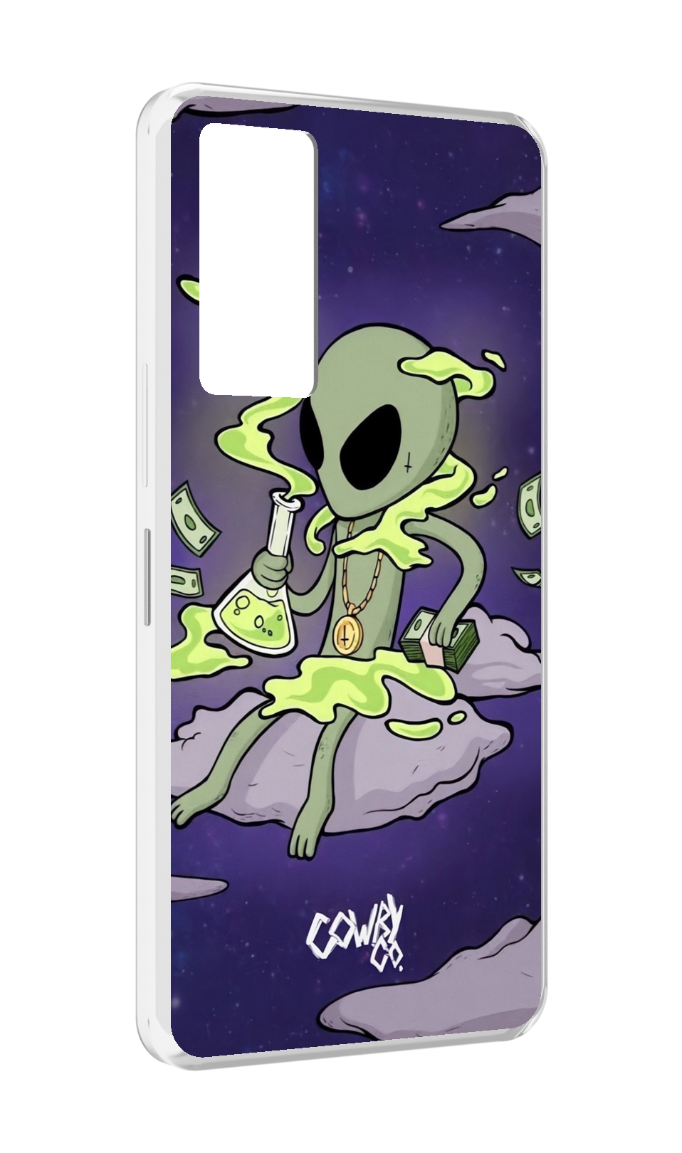 

Чехол MyPads токсичный инопланетянин для Infinix Note 11, Прозрачный, Tocco