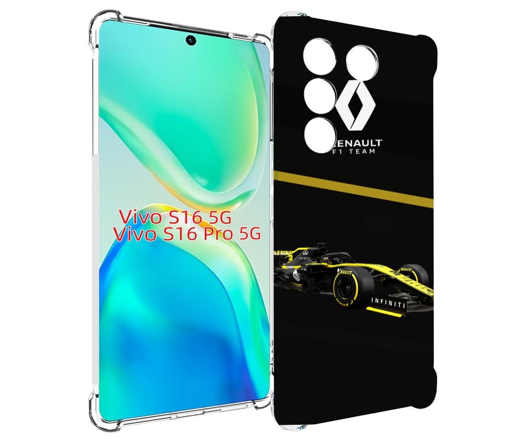 

Чехол MyPads рено renault 2 для Vivo S16 5G/S16 Pro 5G/V27/V27 Pro, Tocco